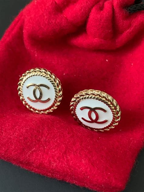 boucle d oreille chanel imitation|More.